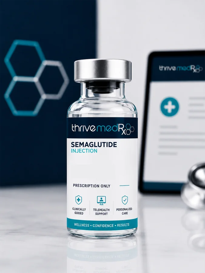 ThriveMedRX compounded semaglutide injection vial